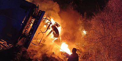  Anadolu Otoyolu’nda TIR yangını!