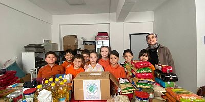 Yaşar Çelik İlkokulu’ndan Kızılay’a Uzanan Yardım Eli