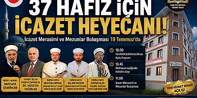 Yeniçağa'da 37 Hafız İçin İcazet Heyecanı