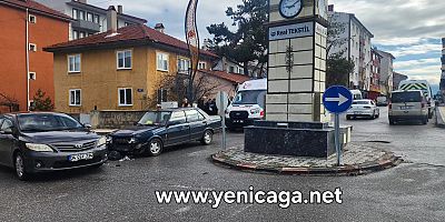 Yeniçağa’da Trafik Kazası: 1 Çocuk Yaralandı