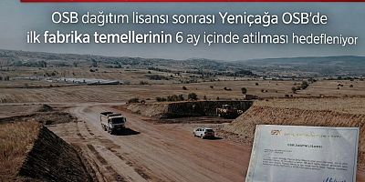 Yeniçağa OSB’ye Elektrik Dağıtım Lisansı Verildi