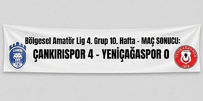 Yeniçağaspor, Deplasmanda Çankırı FK’ya 4-0 Mağlup Oldu