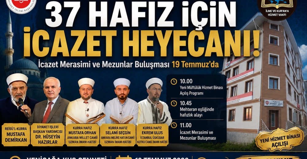 Yeniçağa'da 37 Hafız İçin İcazet Heyecanı