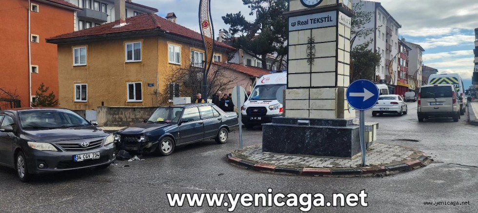 Yeniçağa’da Trafik Kazası: 1 Çocuk Yaralandı